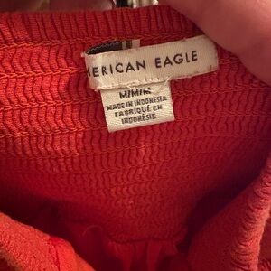 American Eagle Outfitters Off-the-Shoulder Orange Sweater